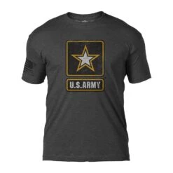 7.62 Design Army Distressed Logo Graphic T-Shirt.