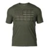 7.62 Design Veteran Bullet Flag Graphic T-Shirt.