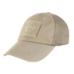 Condor Mesh Tactical Cap. -Tactical Clothing Store HW040 TAN 1500 1