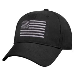 Rothco U.S. Flag Low Profile Cap. -Tactical Clothing Store HW1726 BLK 1500 1 1