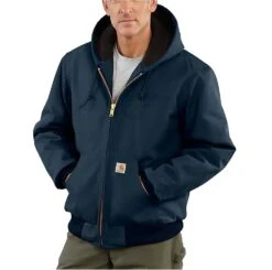 Carhartt Duck Quilted Flannel-Lined Active Jacket. -Tactical Clothing Store JC492 DKNV 1500 1