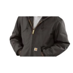 Carhartt Duck Quilted Flannel-Lined Active Jacket. -Tactical Clothing Store JC492 GRAV 1500 1 1