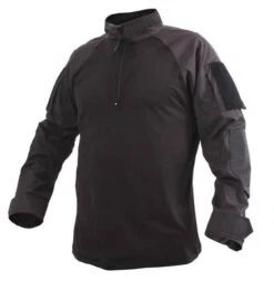 TRU-SPEC T.R.U. 1/4 Zip Combat Shirt Poly/Cotton Rip Stop. 26 TRU-SPEC T.R.U. 1/4 Zip Combat Shirt Poly/Cotton Rip Stop. -Tactical Clothing Store SH102 BLK 500 2 1