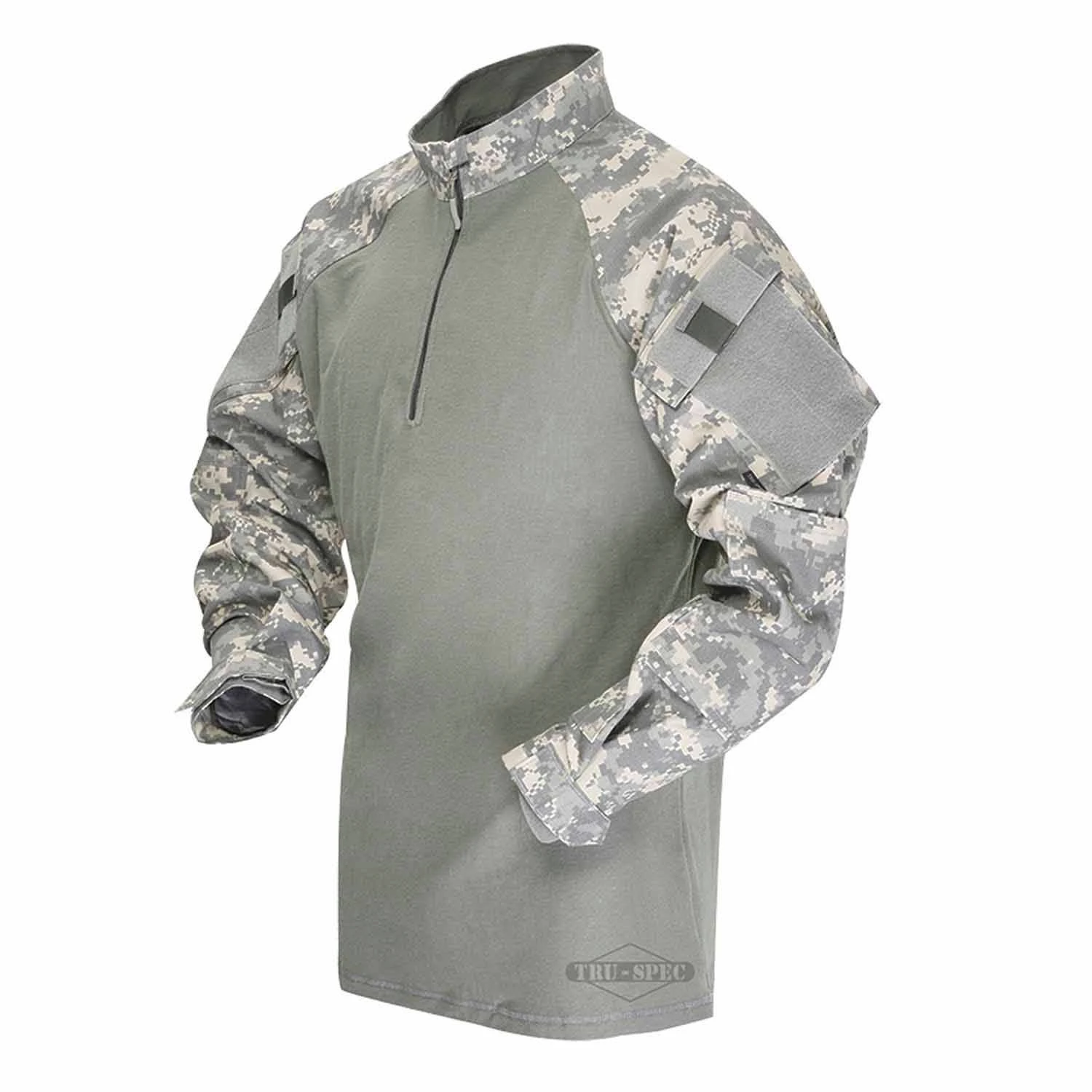 Tru-Spec Nylon / Cotton 1/4 Zip Tactical Response Combat Shirt. 1 Tru-Spec Nylon / Cotton 1/4 Zip Tactical Response Combat Shirt.