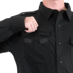 First Tactical Men's Long Sleeve Pro Duty Uniform Shirt. 25 First Tactical Men's Long Sleeve Pro Duty Uniform Shirt. -Tactical Clothing Store SH1797 BLK 1500 5