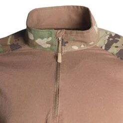Tru-Spec 1/4 Zip Combat Shirt 50/50 NYCO Ripstop. -Tactical Clothing Store SH3180 OCP 330 6