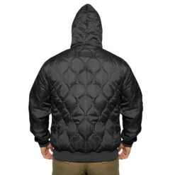 Rothco Quilted Military Woobie Hoodie. 25 Rothco Quilted Military Woobie Hoodie. -Tactical Clothing Store SH4532 BLK 1500 5