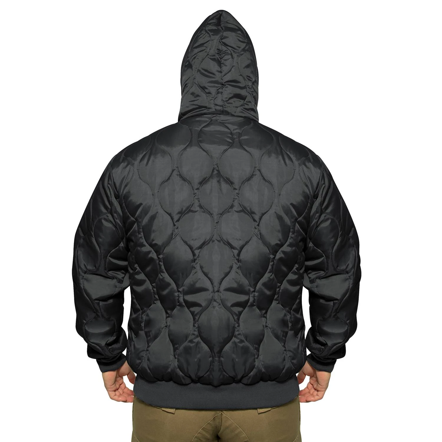 Rothco Quilted Military Woobie Hoodie. 6 Rothco Quilted Military Woobie Hoodie. - Image 6