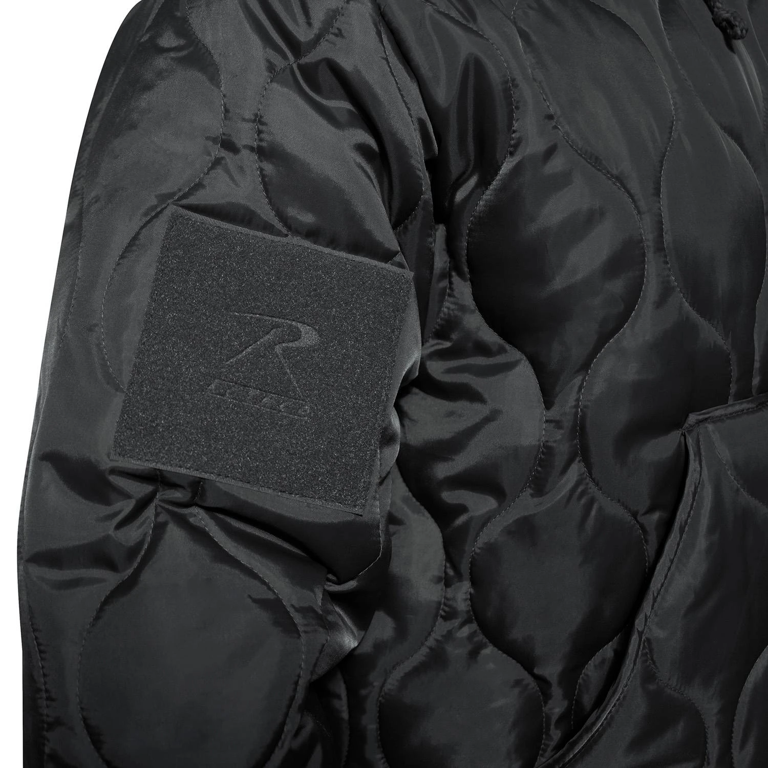 Rothco Quilted Military Woobie Hoodie. 7 Rothco Quilted Military Woobie Hoodie. - Image 7