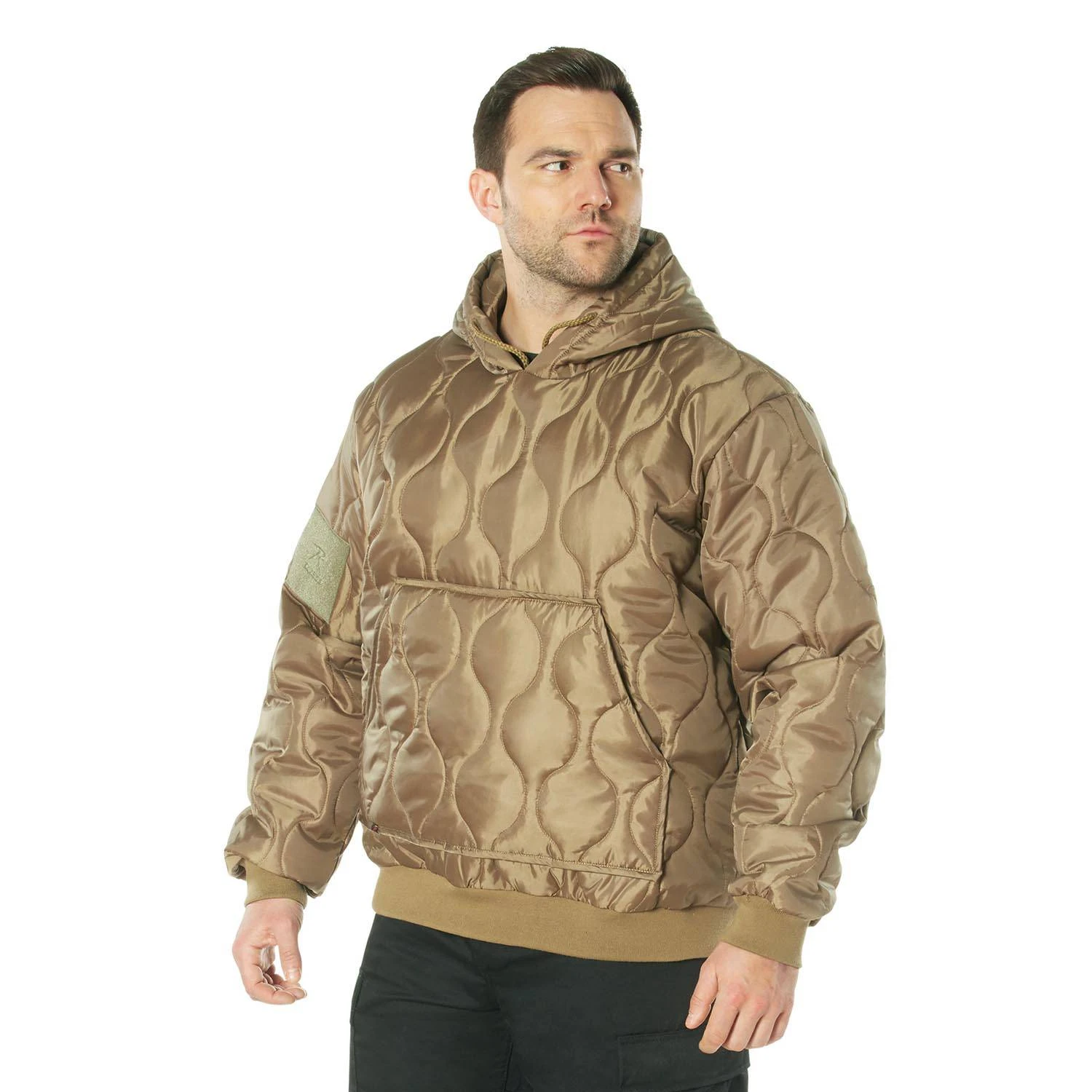 Rothco Quilted Military Woobie Hoodie. 10 Rothco Quilted Military Woobie Hoodie. - Image 10