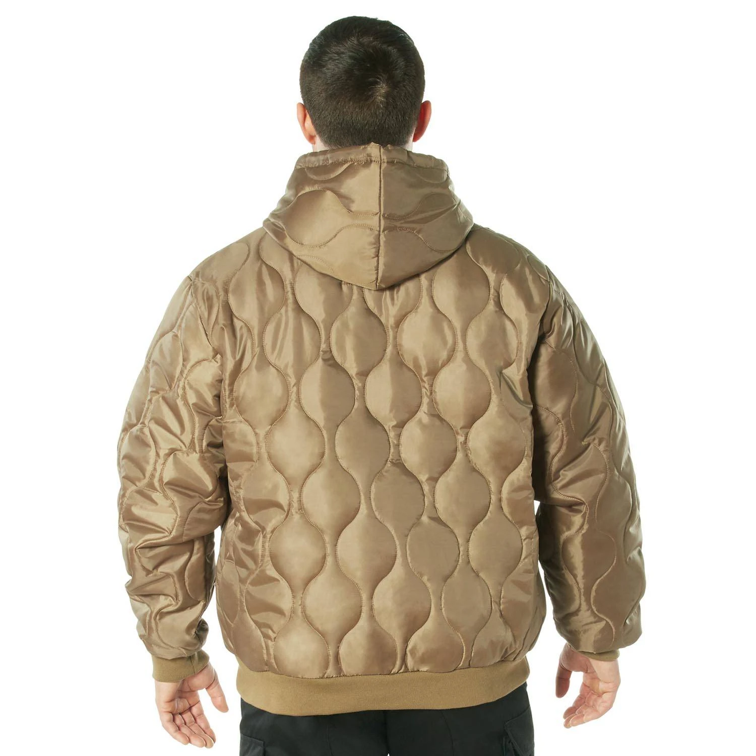 Rothco Quilted Military Woobie Hoodie. 11 Rothco Quilted Military Woobie Hoodie. - Image 11