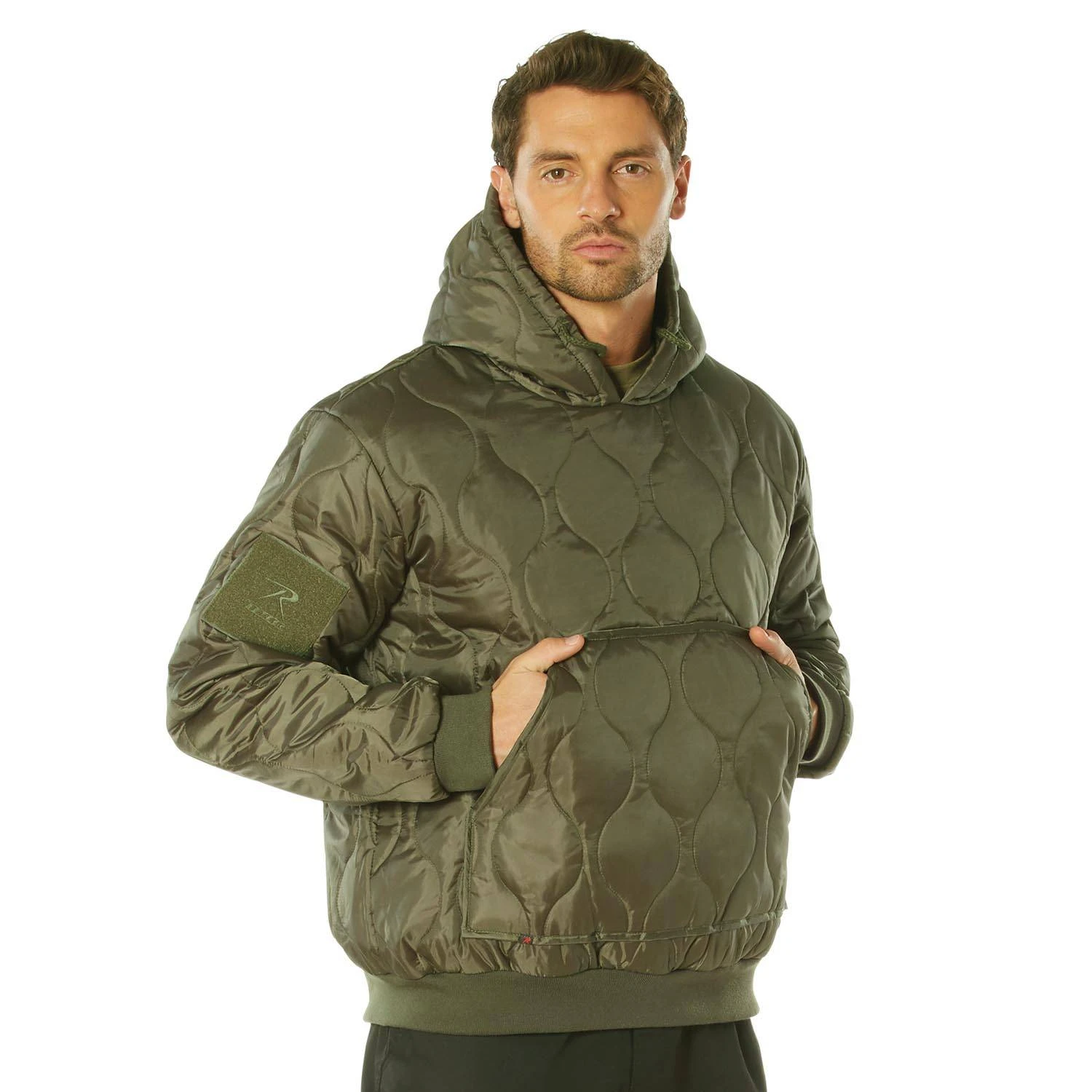 Rothco Quilted Military Woobie Hoodie. 16 Rothco Quilted Military Woobie Hoodie. - Image 16
