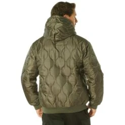 Rothco Quilted Military Woobie Hoodie. 37 Rothco Quilted Military Woobie Hoodie. -Tactical Clothing Store SH4532 OD 1500 3