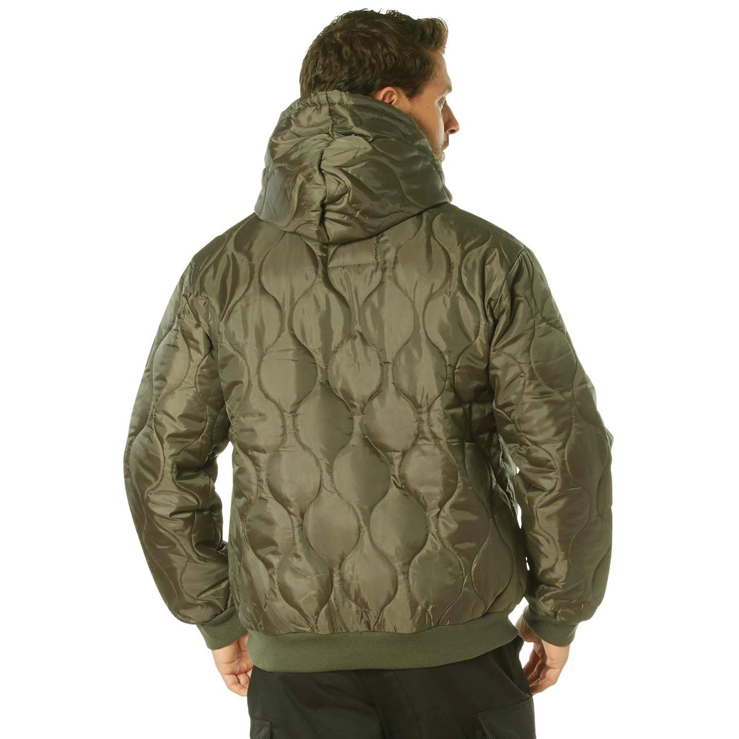 Rothco Quilted Military Woobie Hoodie. 18 Rothco Quilted Military Woobie Hoodie. - Image 18