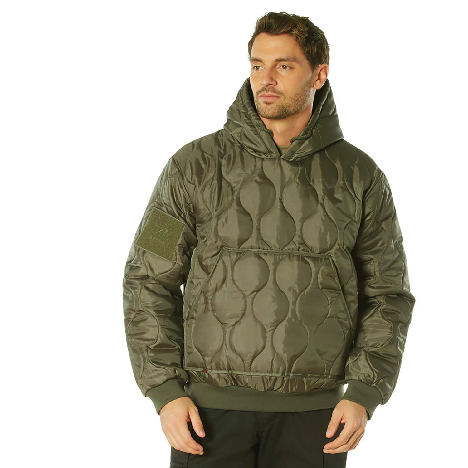 Rothco Quilted Military Woobie Hoodie. 19 Rothco Quilted Military Woobie Hoodie. - Image 19