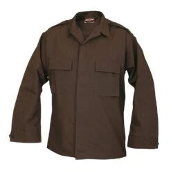 Tru-Spec 65/35 Poly/Cotton Ripstop Long Sleeve Tactical Shirt. 10 Tru-Spec 65/35 Poly/Cotton Ripstop Long Sleeve Tactical Shirt. -Tactical Clothing Store SH955 BRN 1500 1