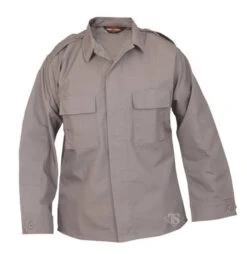 Tru-Spec 65/35 Poly/Cotton Ripstop Long Sleeve Tactical Shirt. 12 Tru-Spec 65/35 Poly/Cotton Ripstop Long Sleeve Tactical Shirt. -Tactical Clothing Store SH955 GRY 1500 1
