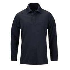 Propper Snag Free Men's Long Sleeve Polo Shirt. -Tactical Clothing Store SM572 NAV 330 1