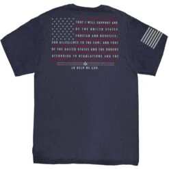Squared Away The Oath T-Shirt. -Tactical Clothing Store SQUAREDAWAY SQUA SA0004 NAVY 1 1
