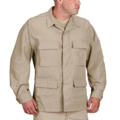 Propper 100% Cotton Ripstop BDU Coat. -Tactical Clothing Store SR179 KHA 1500 1 1