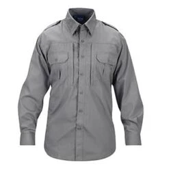 Propper Men's Lightweight Tactical Long Sleeve Shirt F5312. -Tactical Clothing Store SR822 GREY 330 1