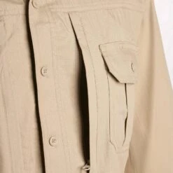 Propper Men's Lightweight Tactical Long Sleeve Shirt F5312. -Tactical Clothing Store SR822 KHA 1500 3