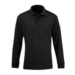 Propper Men's Long Sleeve Uniform Polo. -Tactical Clothing Store SW1775 BLK 330 1