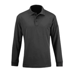 Propper Men's Long Sleeve Uniform Polo. -Tactical Clothing Store SW1775 CHAR 1500 1