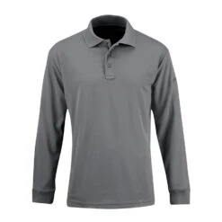 Propper Men's Long Sleeve Uniform Polo. -Tactical Clothing Store SW1775 GRY 1500 1