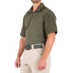First Tactical Men's Defender Short Sleeve Shirt. -Tactical Clothing Store SW2590 ODG 1500 3