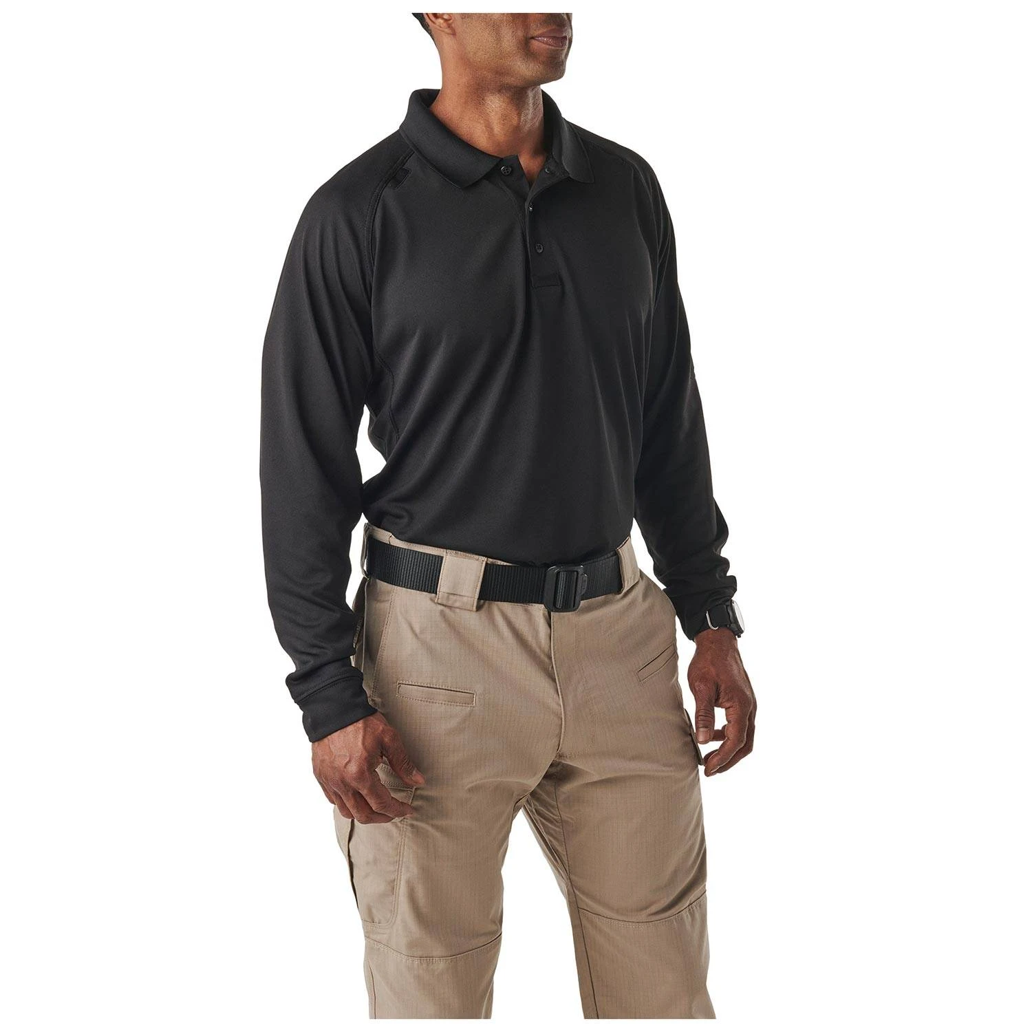 5.11 Tactical Men's Long Sleeve Performance Polo. 2 5.11 Tactical Men's Long Sleeve Performance Polo. - Image 2
