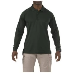 5.11 Tactical Men's Long Sleeve Performance Polo. 34 5.11 Tactical Men's Long Sleeve Performance Polo. -Tactical Clothing Store SW726 GRN 1500 1 1