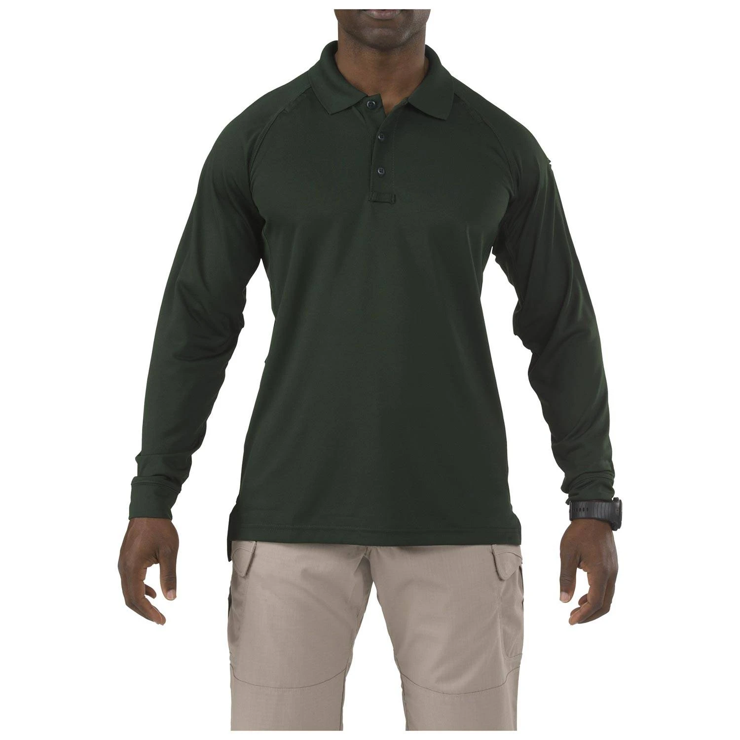 5.11 Tactical Men's Long Sleeve Performance Polo. 6 5.11 Tactical Men's Long Sleeve Performance Polo. - Image 6
