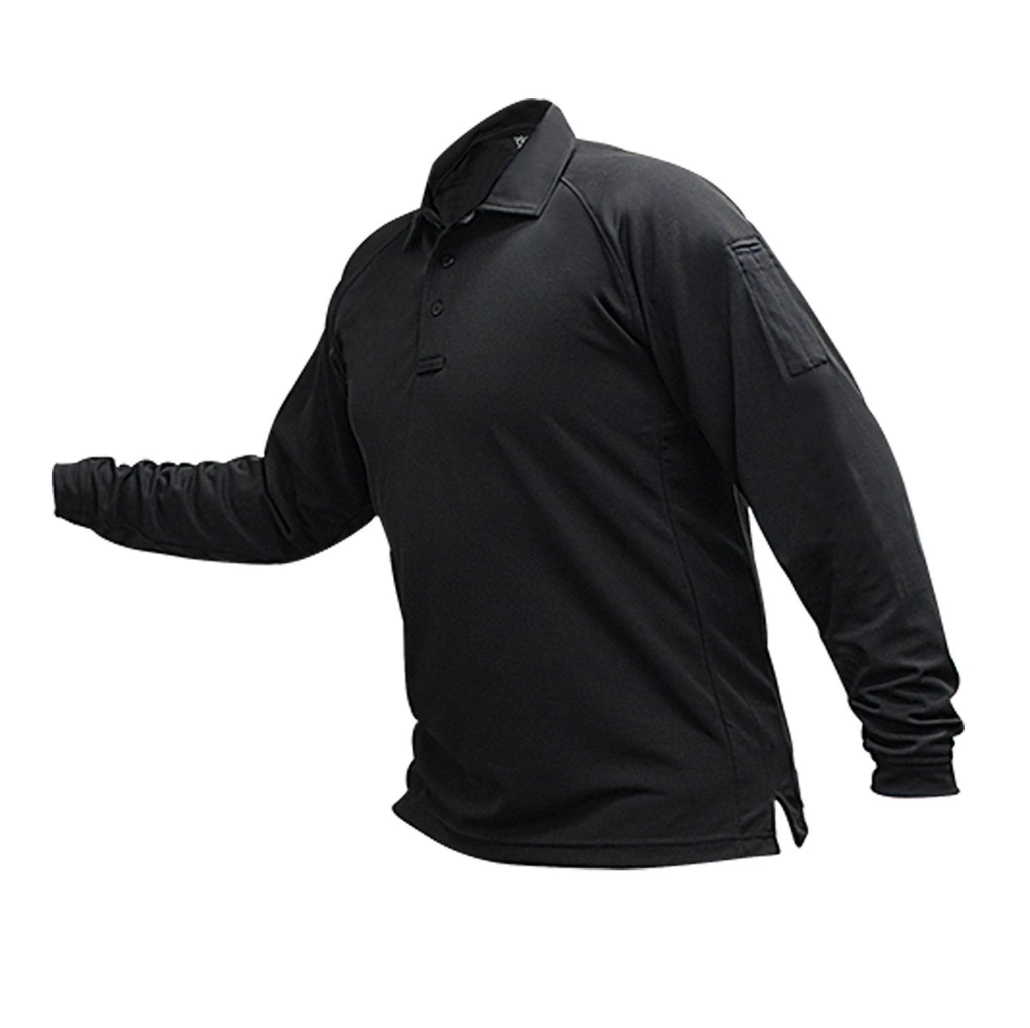 Vertx Coldblack Long Sleeve Polo. 2 Vertx Coldblack Long Sleeve Polo. - Image 2