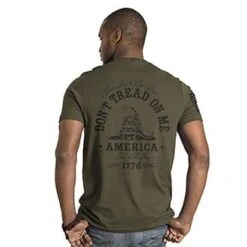 Nine Line Don�t Tread On Me T-Shirt. -Tactical Clothing Store TS1246 MLGN MS BI 330 1
