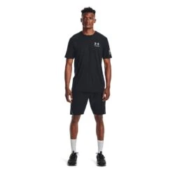 Under Armour Men's Freedom Flag T-Shirt. -Tactical Clothing Store TS2277 BLK STL 1500 3