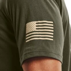 Under Armour Men's Freedom Flag T-Shirt. -Tactical Clothing Store TS2277 OD DES 1500 5
