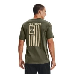 Under Armour Men's Freedom Flag T-Shirt. -Tactical Clothing Store TS2277 OD DES 1500 6