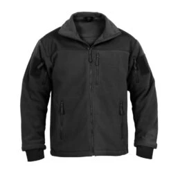 Rothco Spec Ops Tactical Fleece Jacket. -Tactical Clothing Store USPT JA1178 BLK 1500 1 1