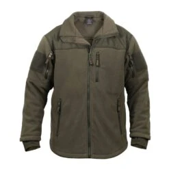 Rothco Spec Ops Tactical Fleece Jacket. -Tactical Clothing Store USPT JA1178 OD 1500 1 1