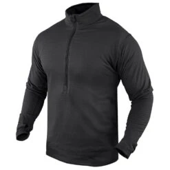 Condor Base II Zip Pullover. -Tactical Clothing Store USPT JA1403 BLK 1500 1 1