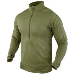 Condor Base II Zip Pullover. -Tactical Clothing Store USPT JA1403 OD 1500 1