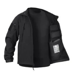 Rothco Concealed Carry Soft Shell Jacket. -Tactical Clothing Store USPT JA2356 BLK 1500 2 1