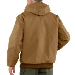 Carhartt Duck Quilted Flannel-Lined Active Jacket. -Tactical Clothing Store USPT JC492 DKBN 1500 4 1