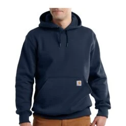 Carhartt Rain Defender Paxton Hooded Heavyweight Sweatshirt. -Tactical Clothing Store USPT JK486 NAV 1500 1 1