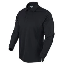 Condor Long Sleeve Performance Polo. -Tactical Clothing Store USPT SH3811 BLK 1500 1 1