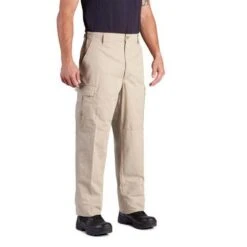 Propper BDU Trousers With Button Fly - 65/35 Ripstop. -Tactical Clothing Store USPT TR159 KHA 1500 1